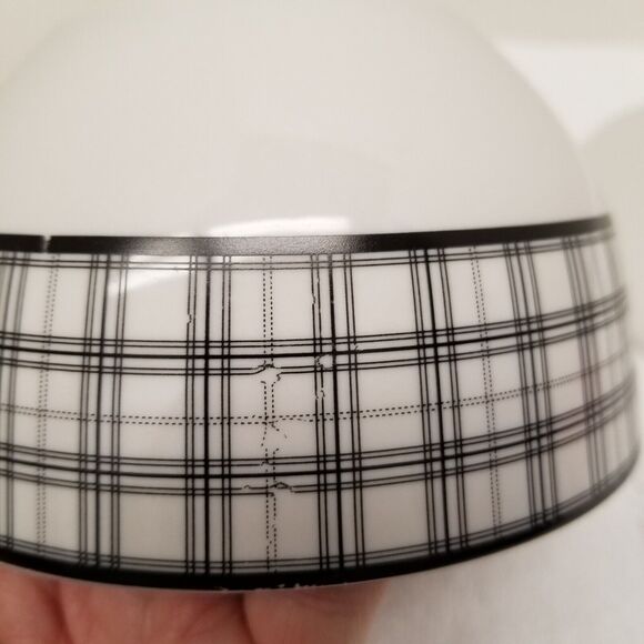 Royal Norfolk Gather together cream/black saucer and bowl bowl has some flaws in - Picture 9 of 11